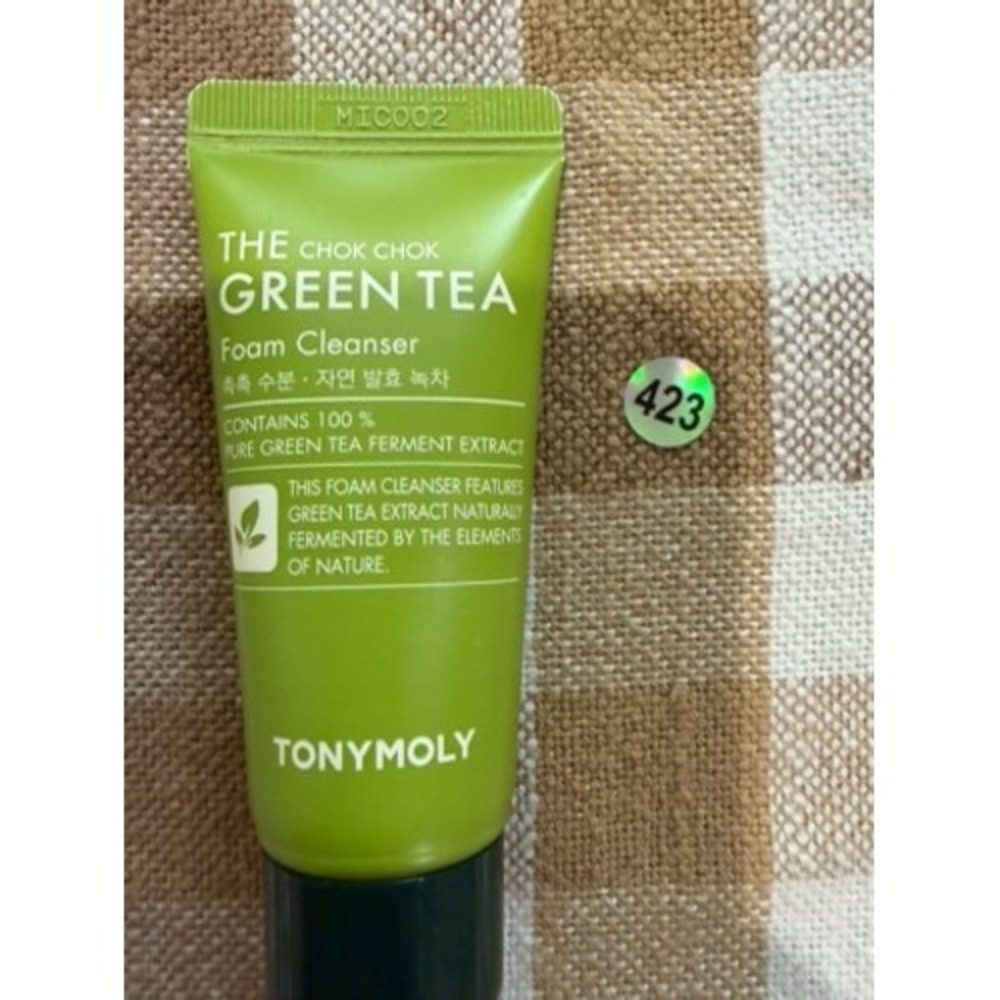 TonyMoly The Chok Chok Green Tea Foam Cleanser Korean Skincare 100% Tea